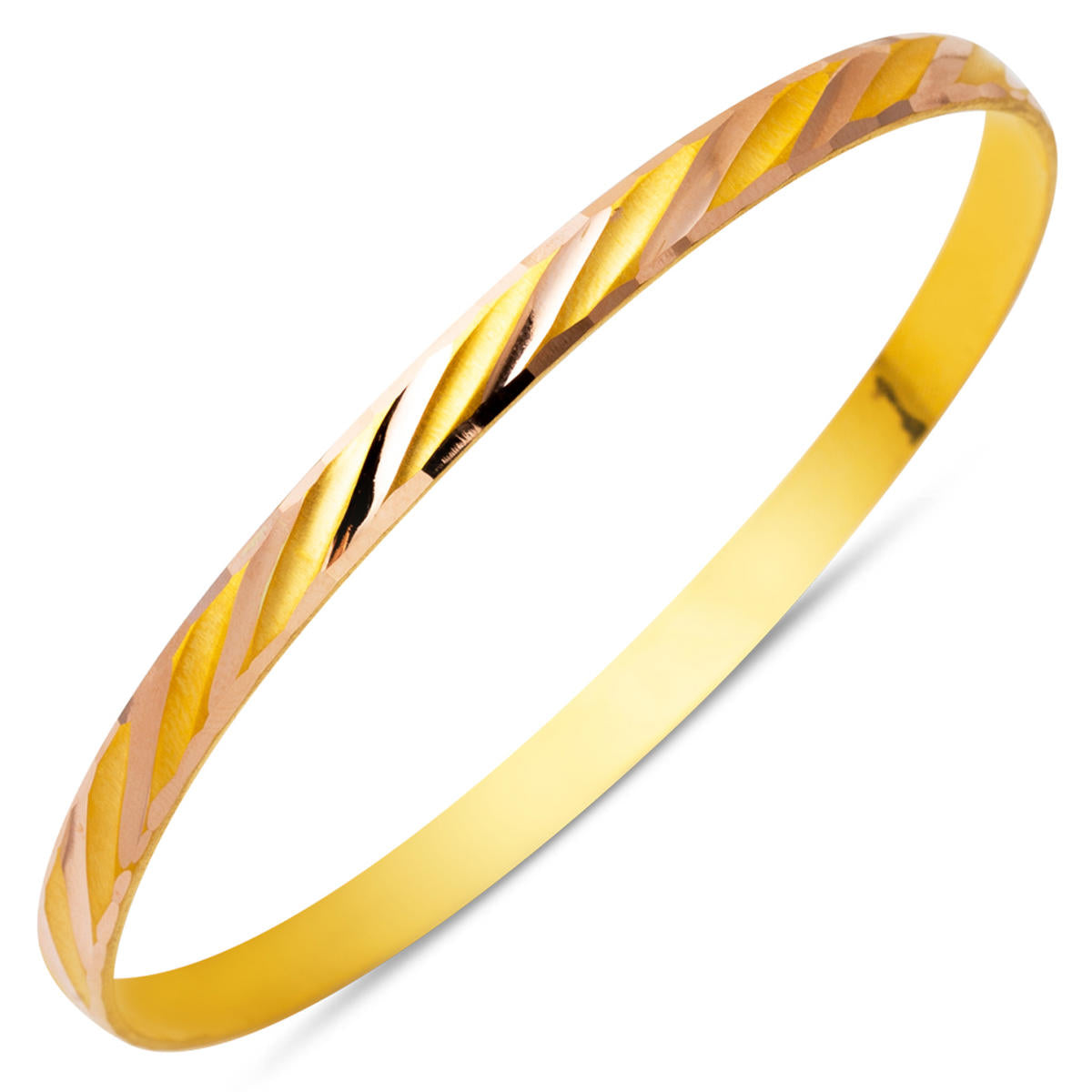 Köşeli Cadeau 14 Carats Or Jonc