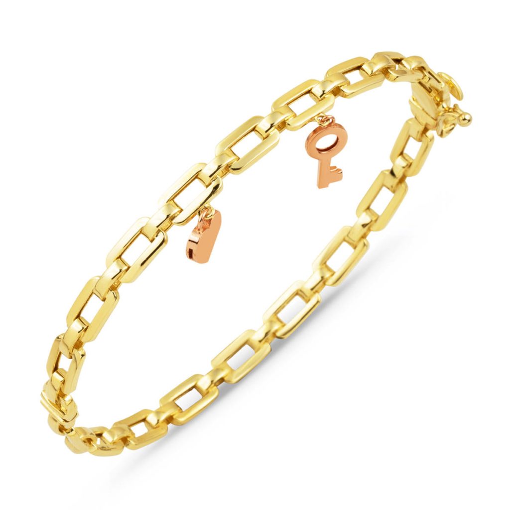 Chain Model Pandora 14 Karat Cuff Bracelet