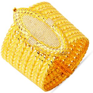 Başak Torsadée Design Or Manchette Jonc