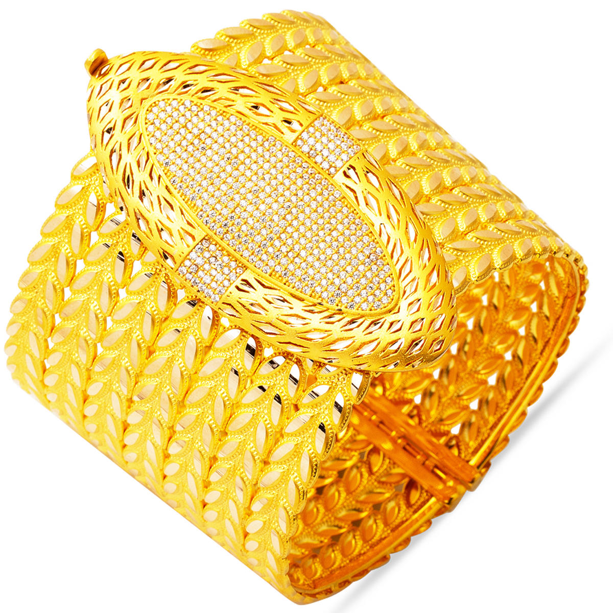 Başak Torsadée Design Or Manchette Jonc