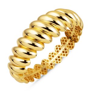 14 Karat Italian Twist Gold Bangle