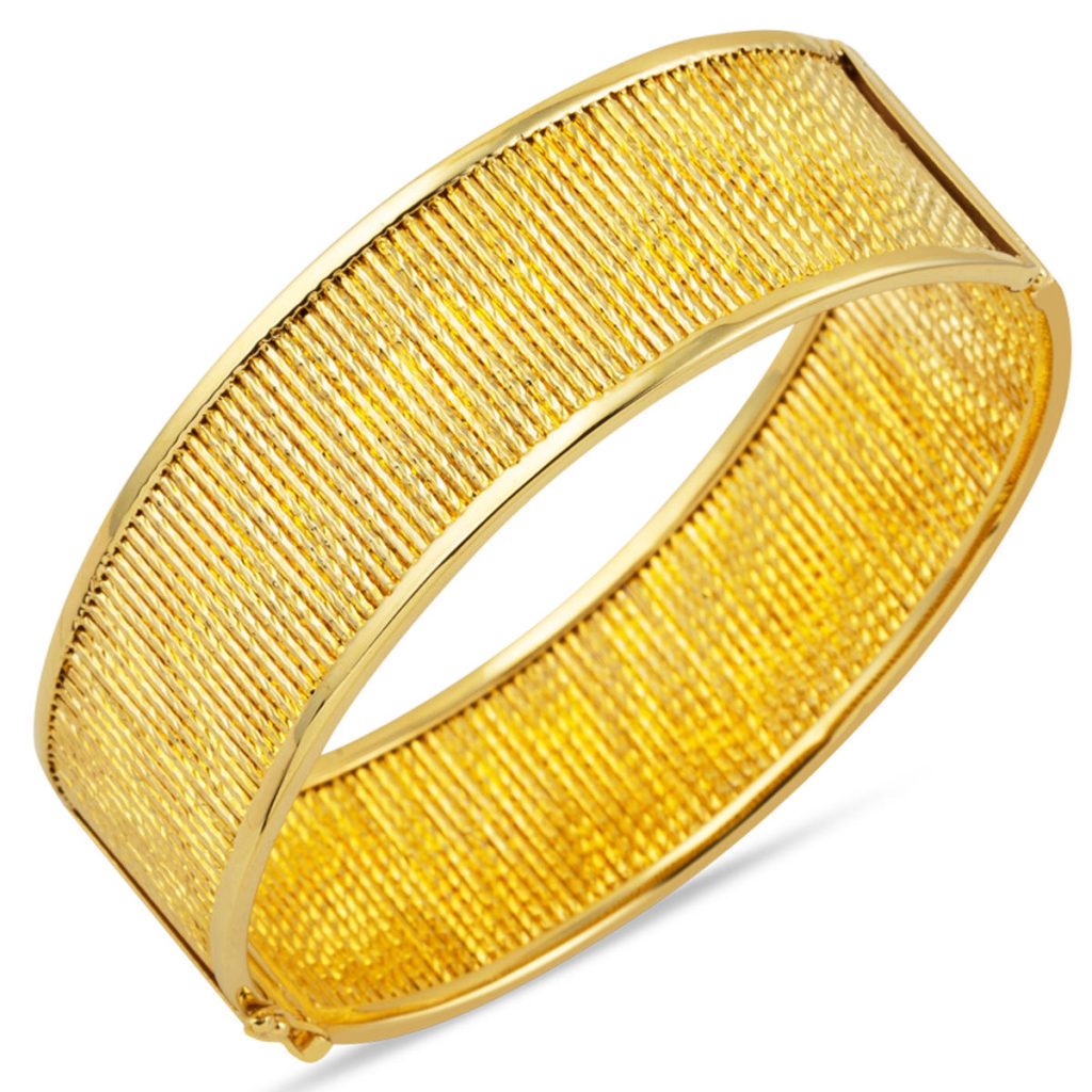Kleopatra 14 Carats Manchette Or Jonc
