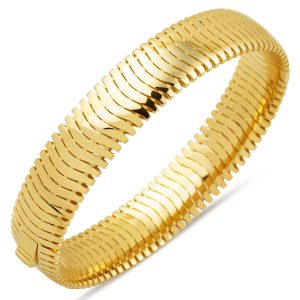 14 Carats Balıksırtı Or Manchette Bracelet