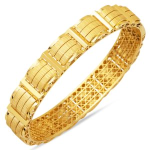 Elena 14 Carats Manchette Or Jonc
