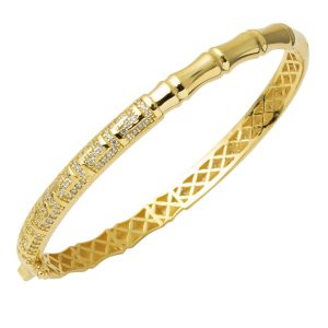 Versage Italian Gold Cuff Bangle