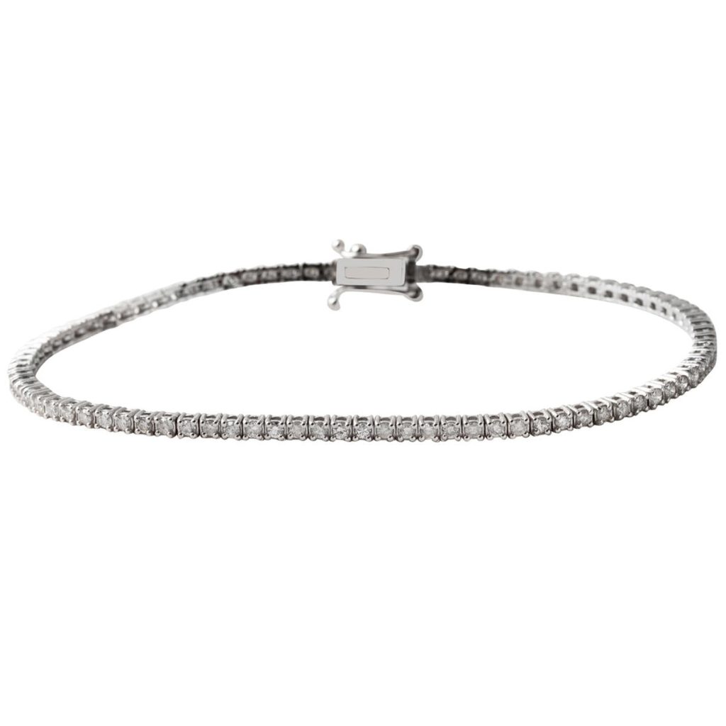 1,30 Carat Filigree Diamond Bracelet