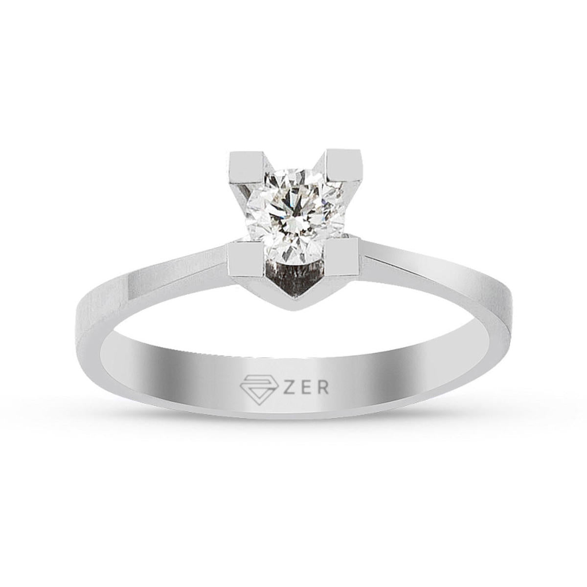 0,30 Carat Diamant Solitaire 14 Carats Or Bague