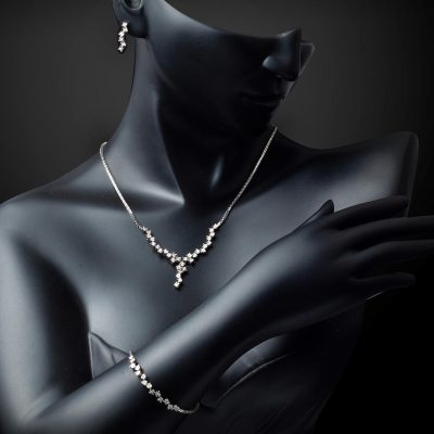 0,36 Karat avec Diamant Takı Seti - 14K - 12g - EZ Gold