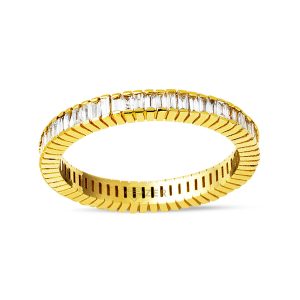 0,80 ct. Eternity Baguette Diamond Ring