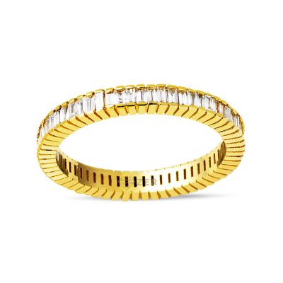 0,80 ct. Tamtur Baguette Diamant Bague