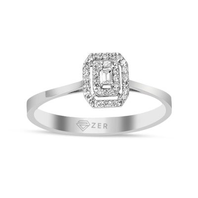 Zer Diamond Baguette Diamondlı Ring