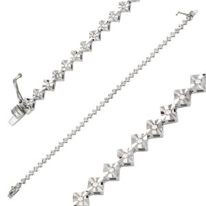 0,28 Carat Diamondlı Gold Bracelet