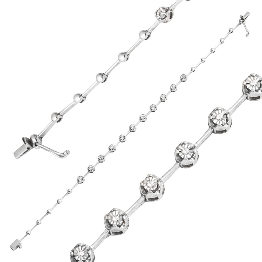 Light Cascade Diamondlı Gold Bracelet