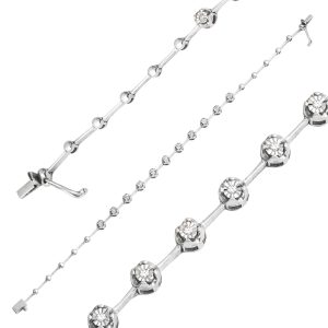 Light Cascade Diamondlı Gold Bracelet