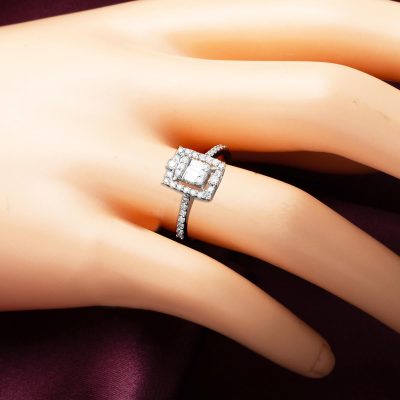 0,45 Karat Baguette Diamond Ring - 14K - 2.7g - EZ Gold