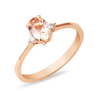 0,51 ct Purpleganit & 0,06 ct Diamondlı Ring