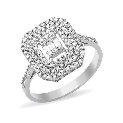 0,43 ct Baguette Diamond Ring