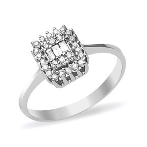 0,20 ct Baguette Diamond Ring