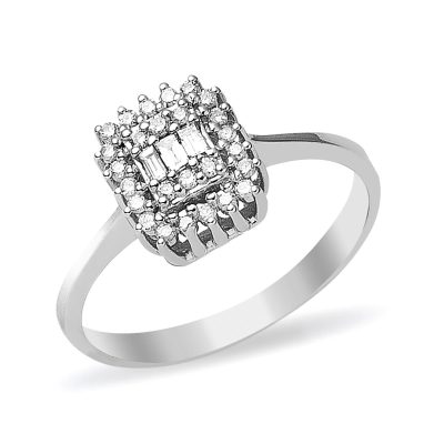 0,20 ct Baguette Diamond Ring