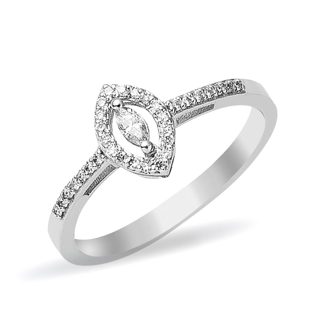 0,17 ct Göz Diamond Ring