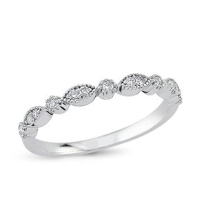 Zer 0,16 Carat Half-Turn Diamond Ring