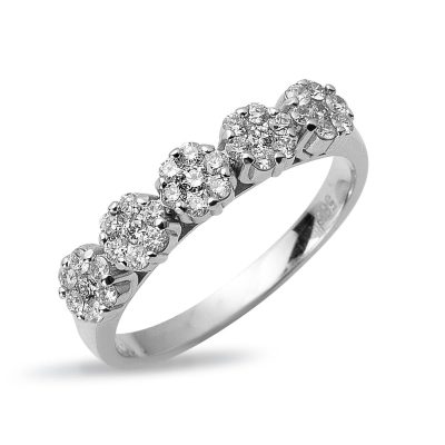 0,50 Karat Tree of Life Diamond Ring