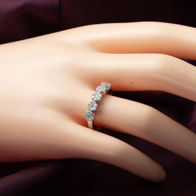 0,50 Karat Tree of Life Diamond Ring - 14K - 3.36g - EZ Gold