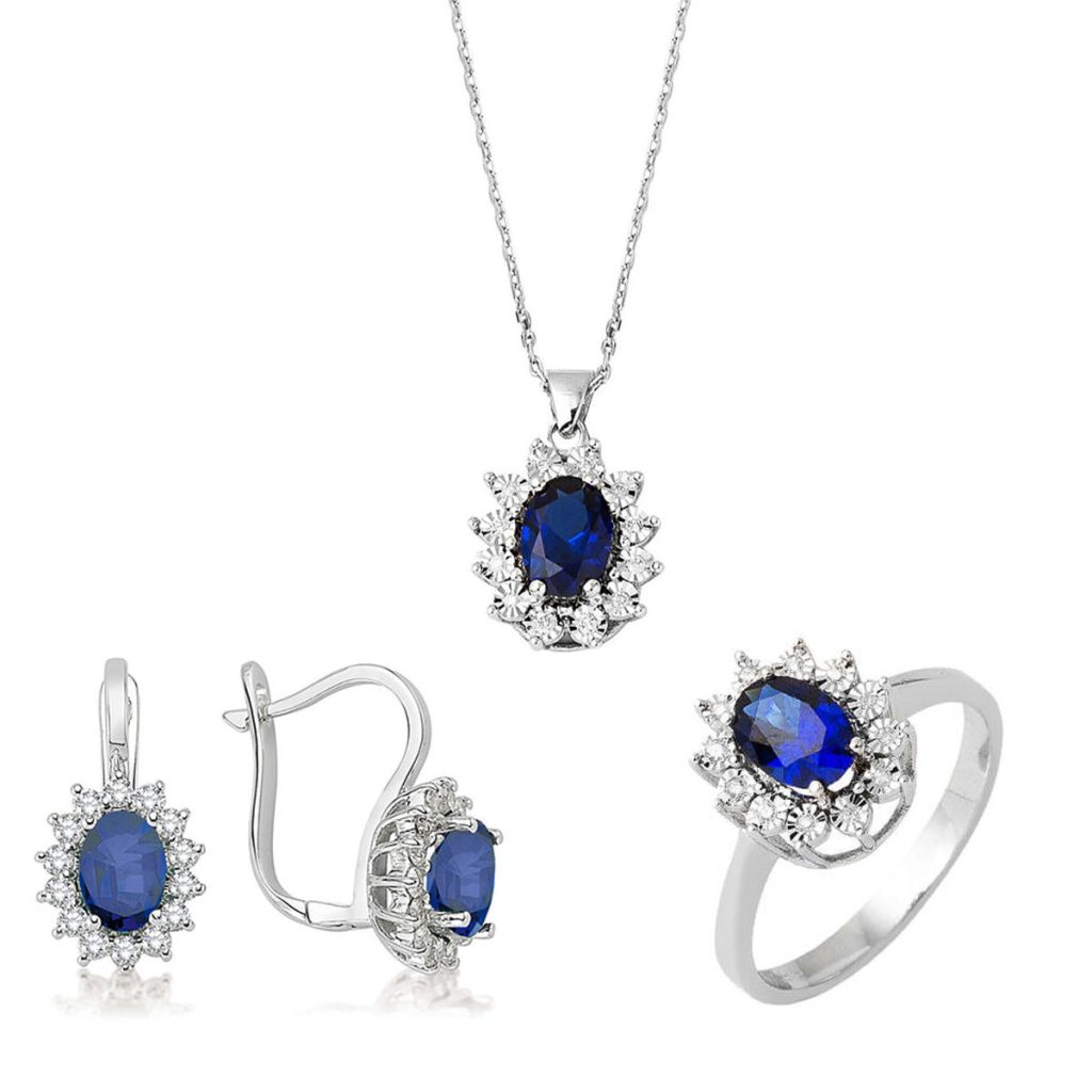 Saphir & Diamant Parure