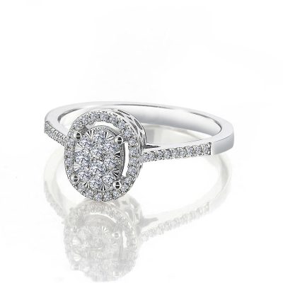 0,30 Karat Diamant Yakamoz Bague - 14K - 2.17g - EZ Gold