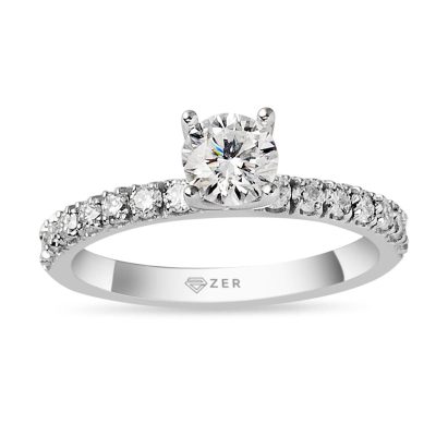 0,55 Carat Solitaire Diamant Bague