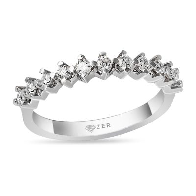 0,30 Karat Half-Turn Diamond Ring