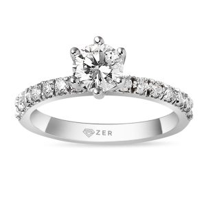 0,50 Carat Solitaire Diamant Bague