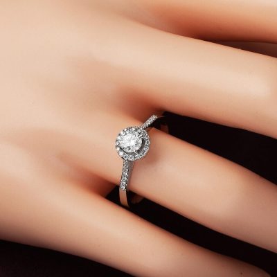 Zer 0,45 Karat Diamond Gold Ring - 14K - 2.3g - EZ Gold