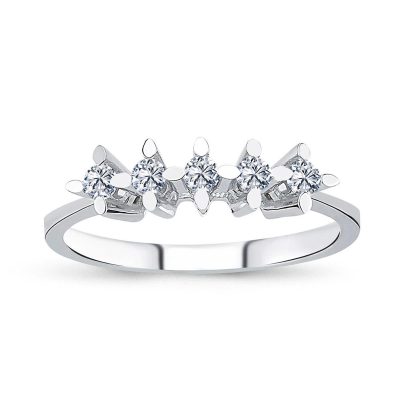 0,14 Carat 5 Taş Diamond Ring