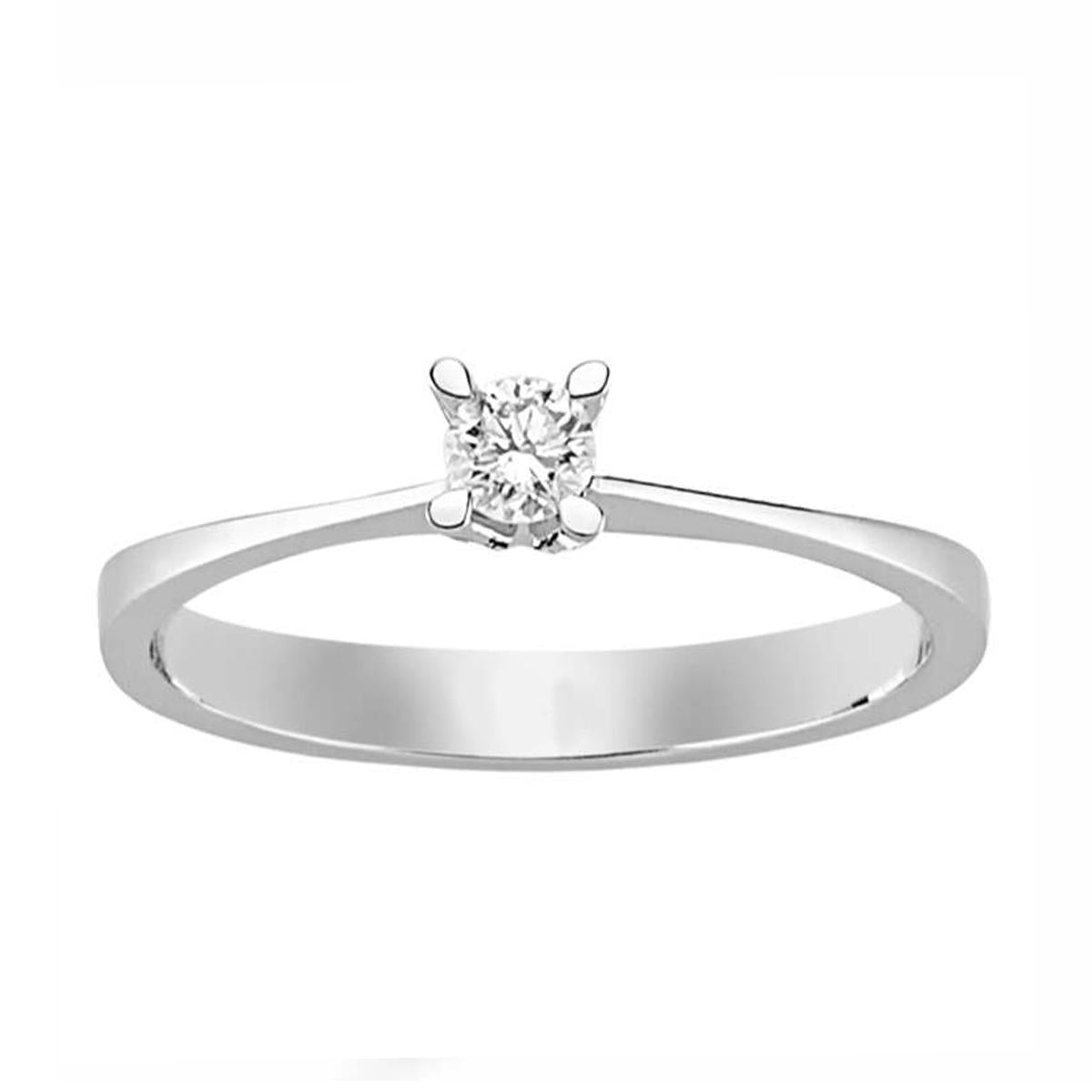 0,13 Carat Solitaire Diamond Ring