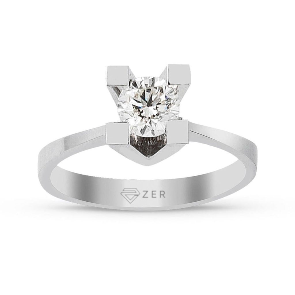 0,50 Carat Solitaire Diamant Bague