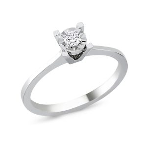 0,03 Carat Solitaire Diamond Ring