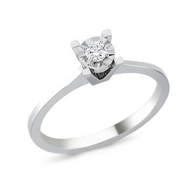 0,03 Carat Solitaire Diamant Bague