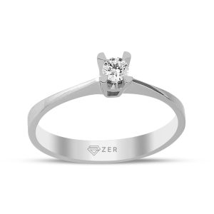 0,11 Carat Diamond Solitaire Ring