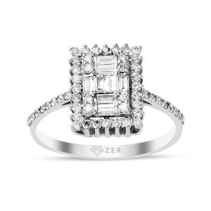 0,52 Carat Baguette Diamondlı Ring