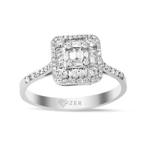 0,41 Ct. Baguette Diamondlı Ring