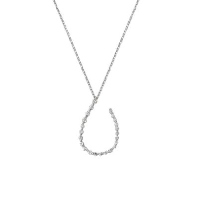 0,15 Karat Drop Design Diamond Necklace