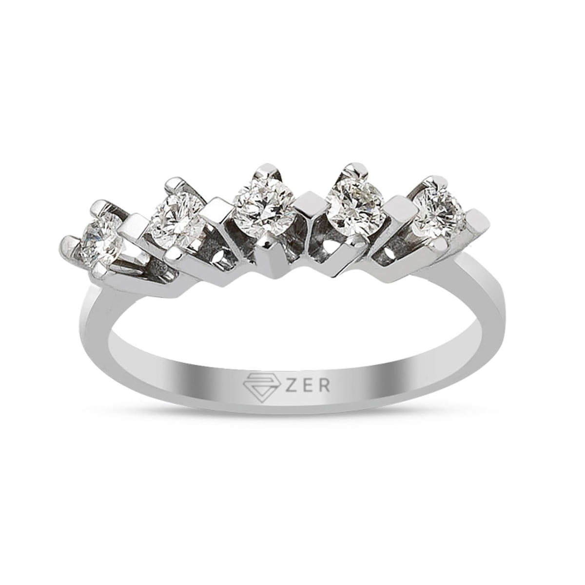 0,25 Carat 5 Taş Diamond Ring