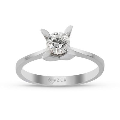 G Couleur 0,19 Carat Diamond Solitaire Ring