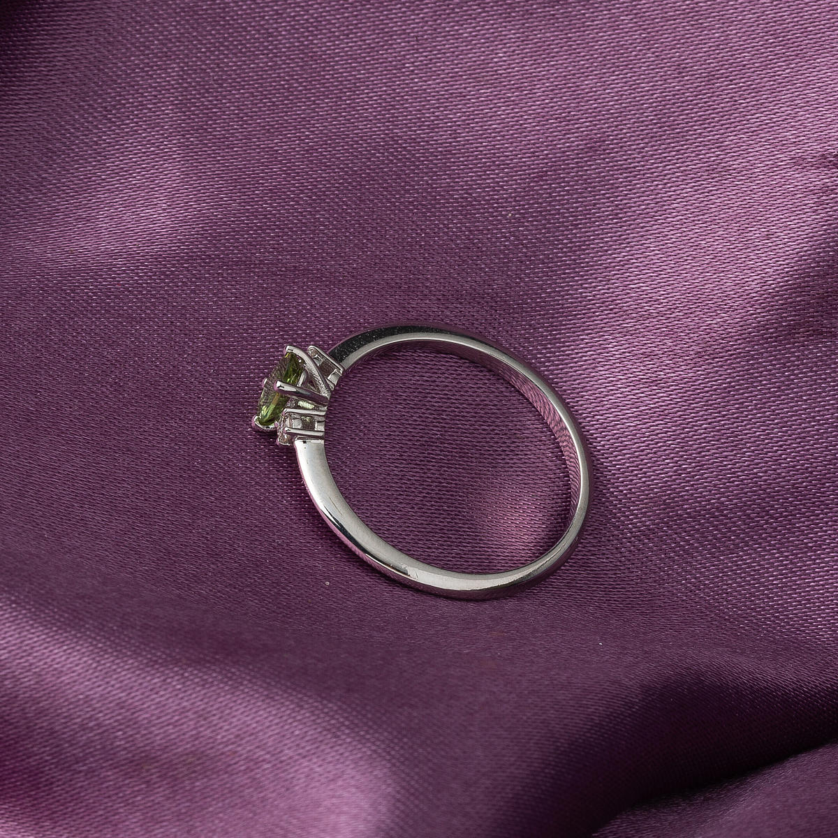 0,45 ct Zümrüt & 0,04 ct Pırlantalı Yüzük - Görsel 4