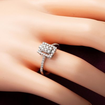 Zer 0,38 Karat Diamant Or Bague - 14K - 2.33g - EZ Gold